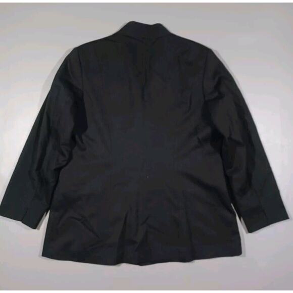 Pendleton Jacket Womens Sz 14 Black‎ Blazer Virgin Wool 1 Button - Picture 4 of 4